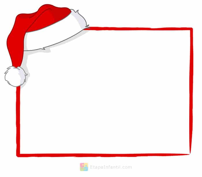 Carta de Papa Noel para imprimir gratis