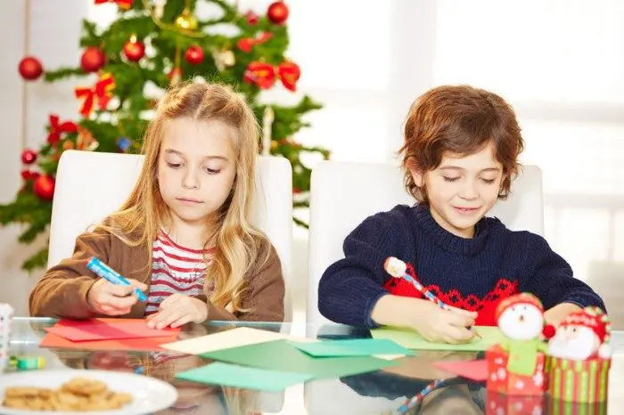 Postales de Navidad infantiles