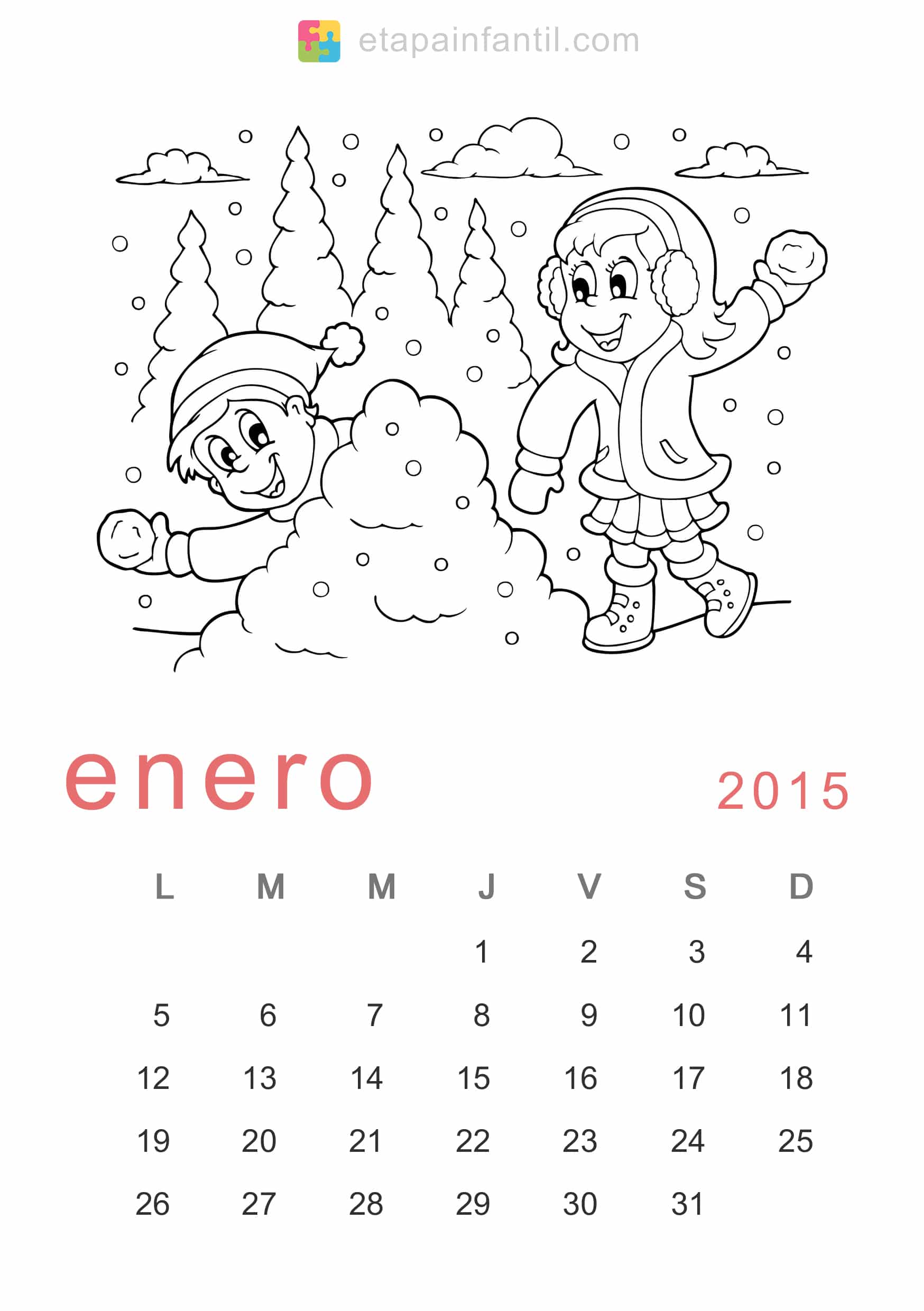 Featured image of post Calendario Infantil 2020 Para Imprimir Y Colorear Este calendario est pensado para que puedas apuntar y marcar esas fechas importantes