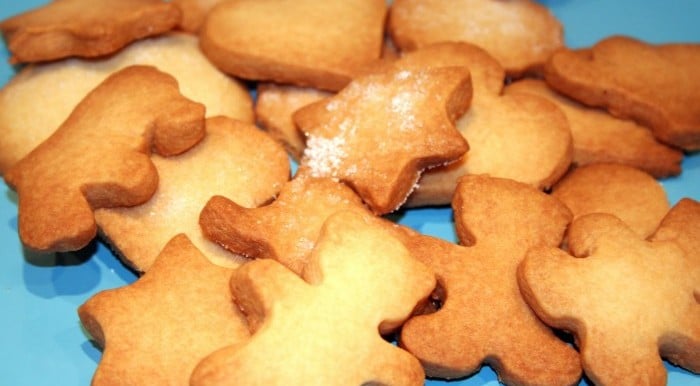 Receta para hacer con niños Galletas de mantequilla