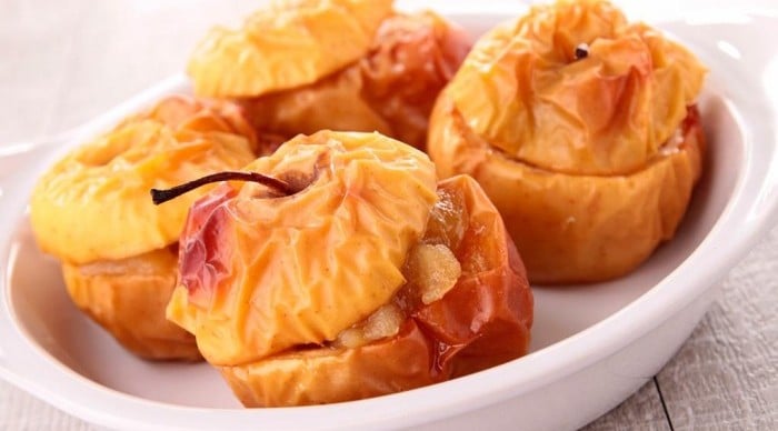 Receta Manzanas asadas Receta para hacer con niños Manzanas asadas