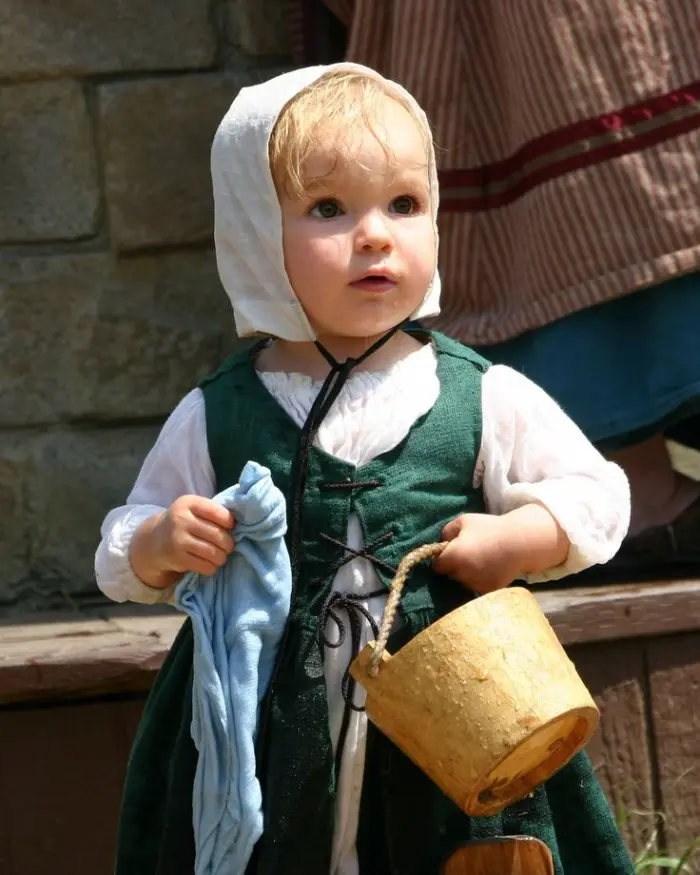 Disfraz Campesina medieval niña