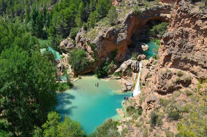 Piscina natural Las Chorreras en Cuenca