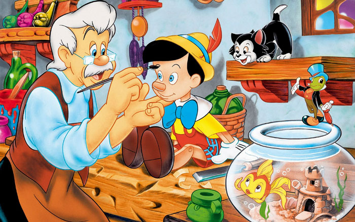 Libro infantil Las aventuras de Pinocho