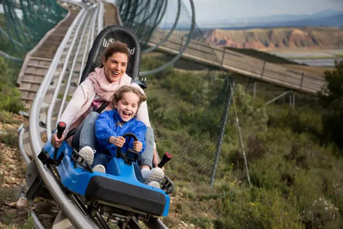 Parque de atracciones Sendaviva, en Arguedas, Navarra