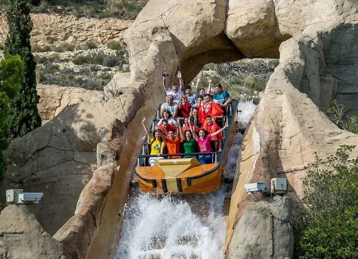 Parque de atracciones Terra Mítica, en Benidorm, Alicante