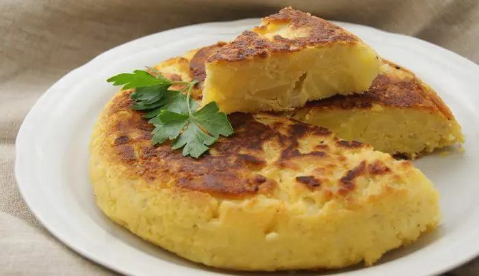 Receta Tortilla de patata vegana