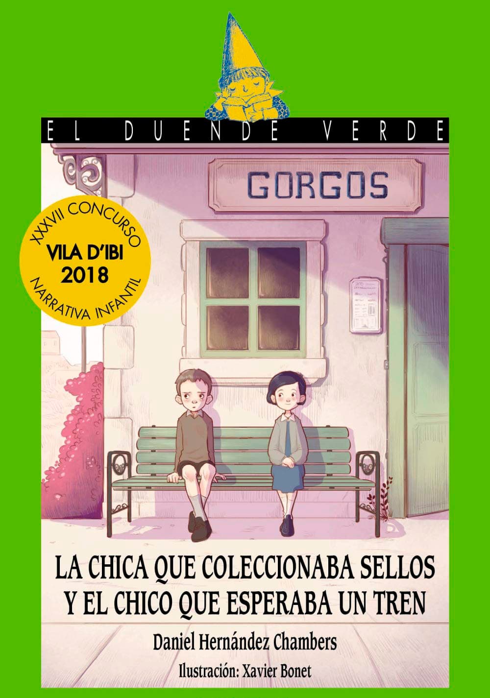 Libro infantil 2020 La chica que coleccionaba sellos y el chico que esperaba un tren, de Daniel Hernández Chambers