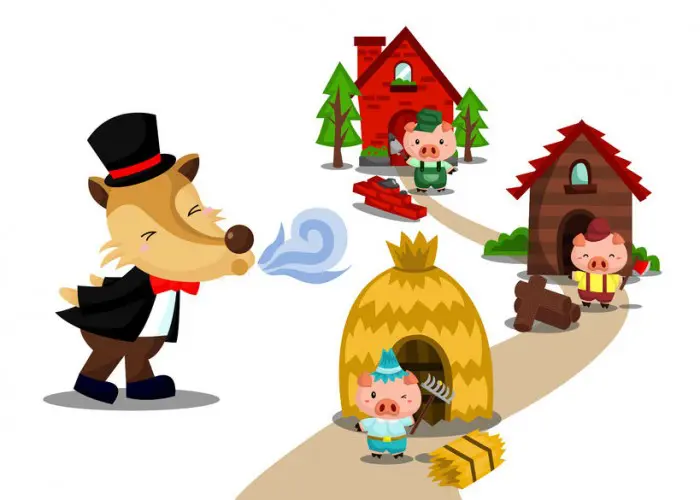 Cuento de los tres cerditos