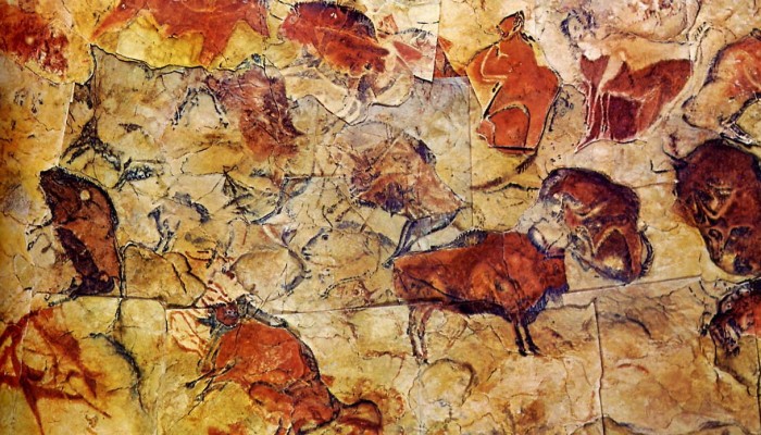 Arte paleolítico de la cueva de Altamira, en Cantabria
