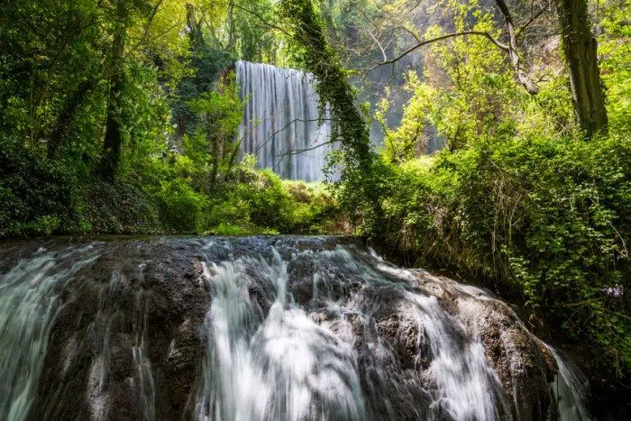 Monasterio de Piedra con niños