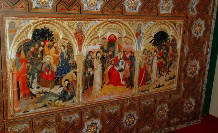 El retablo relicario del Monasterio de Piedra