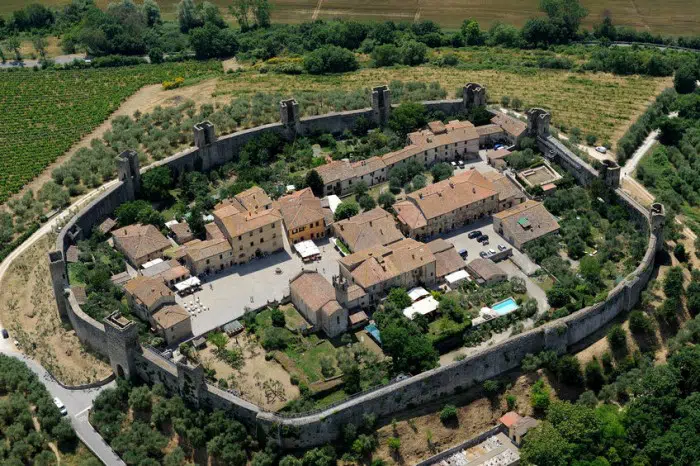 Monteriggioni, Toscana, Italia