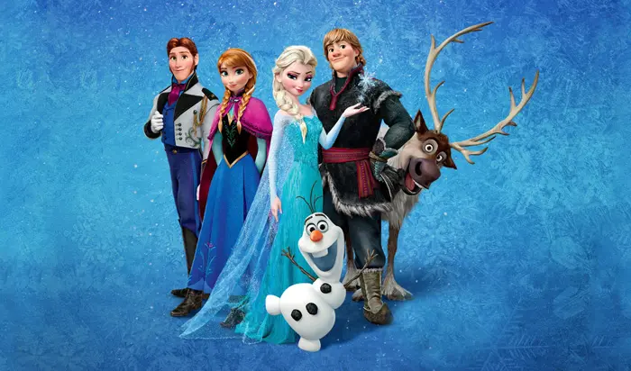 Los personajes de Frozen cobran vida