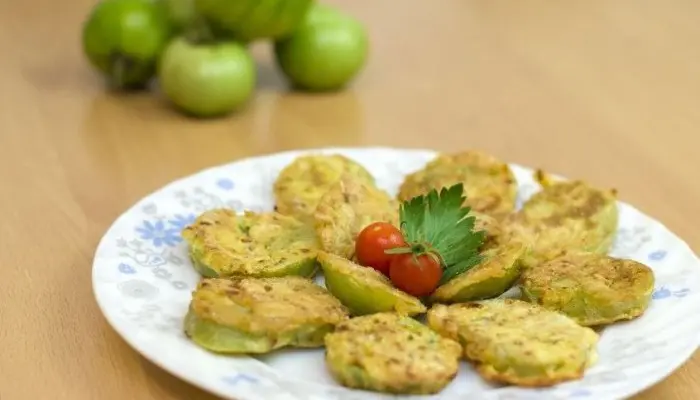 Recetas con verduras para niños Tomates verdes fritos