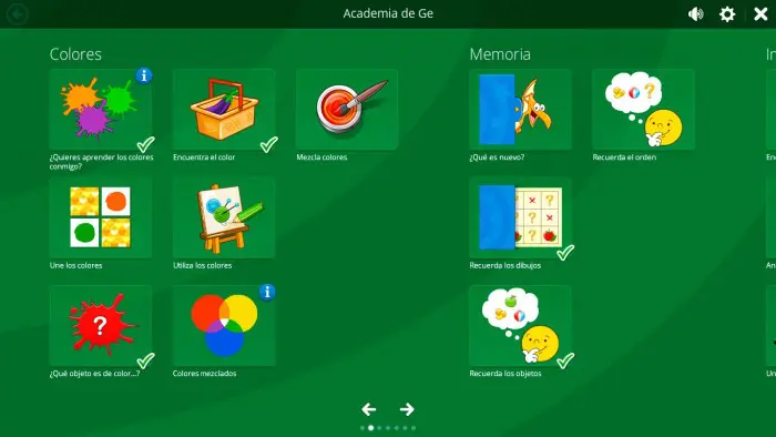 Windows para niños Magic Desktop Academia de Ge 