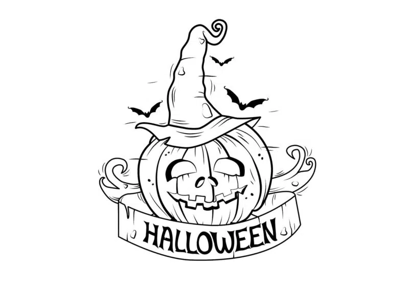  Dibujos para imprimir y colorear en Halloween
