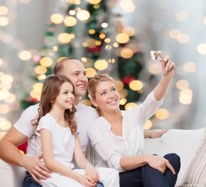 Disfrutar de las fiestas de Navidad en familia