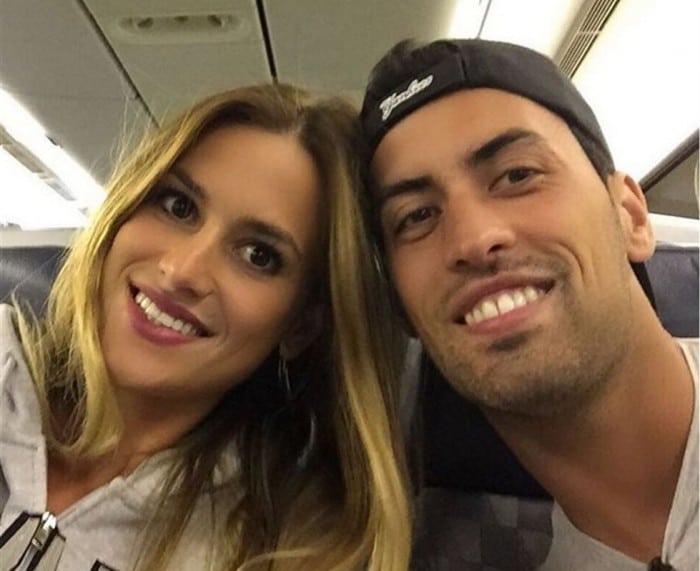 Elena Galera y Sergio Busquets
