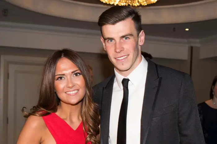 Emma Rhys-Jones y Gareth Bale