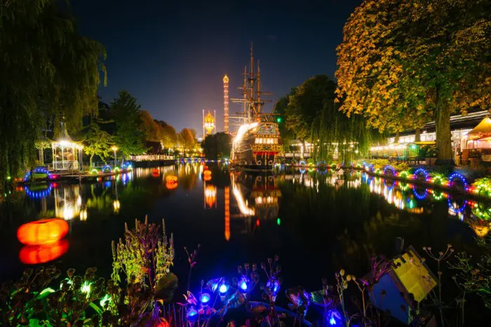 Jardines de Tivoli, en Copenhague, Dinamarca