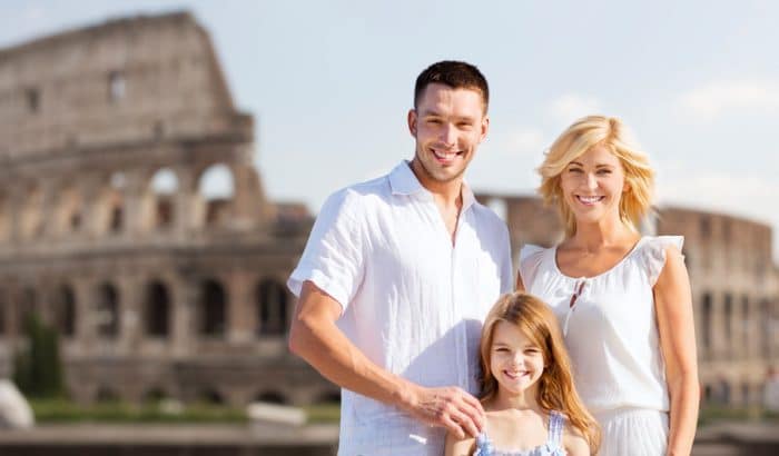 Roma con niños