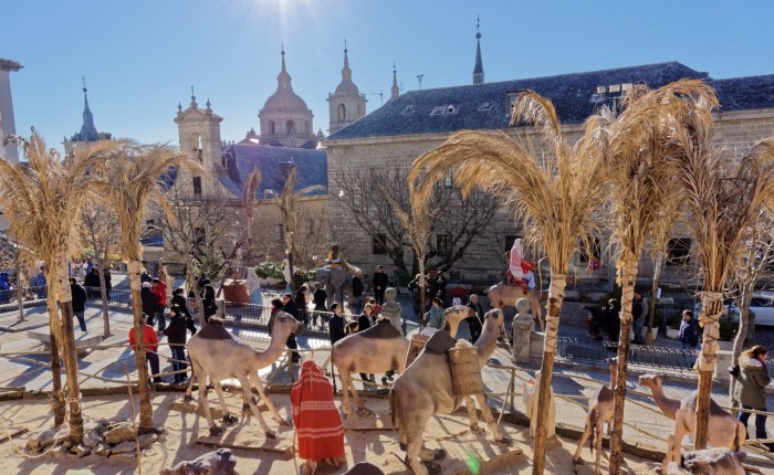 Belén viviente en San Lorenzo de El Escorial. Planes para hacer con niños en Navidad