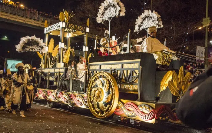 Cabalgata de Reyes Magos en Madrid