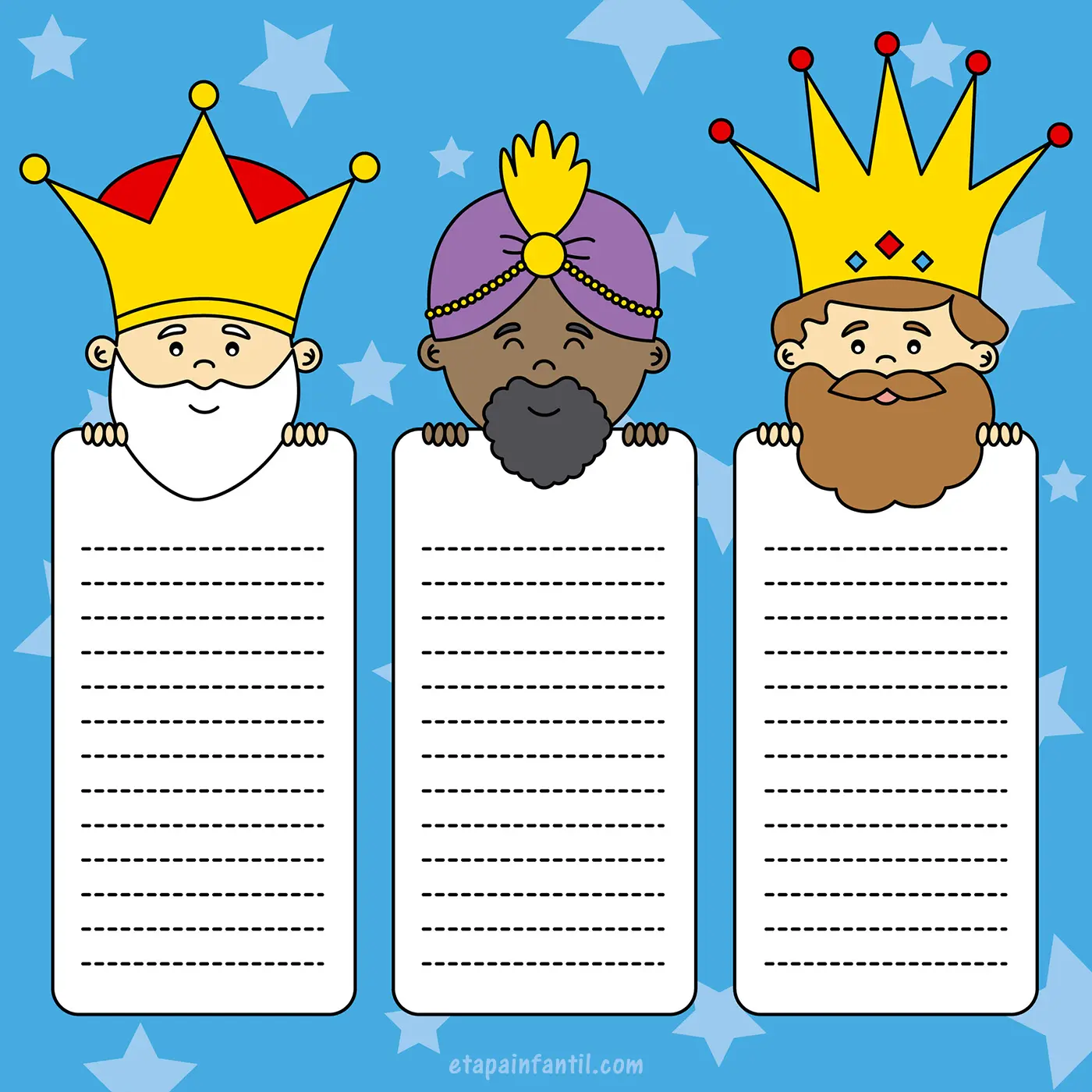 Carta De Reyes Magos Plantillas de cartas para los Reyes Magos | EDUCACIÓN 3.0