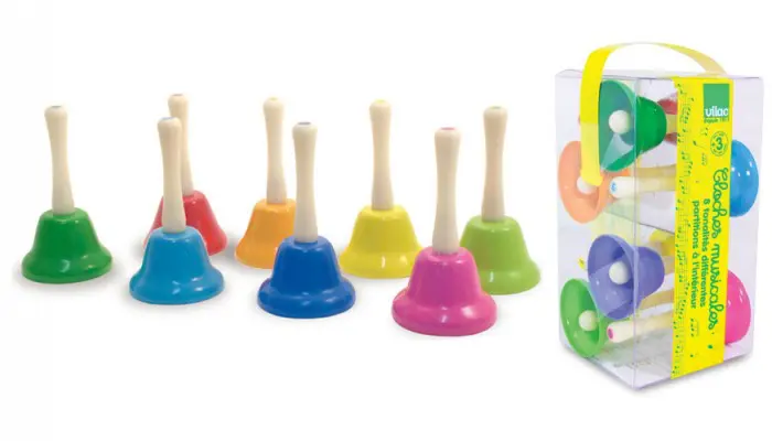 Instrumento musical infantil Campanas musicales infantiles