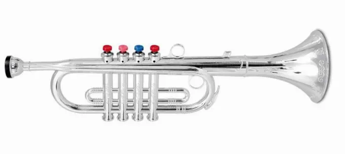 Instrumento musical infantil Trompeta de cuatro teclas
