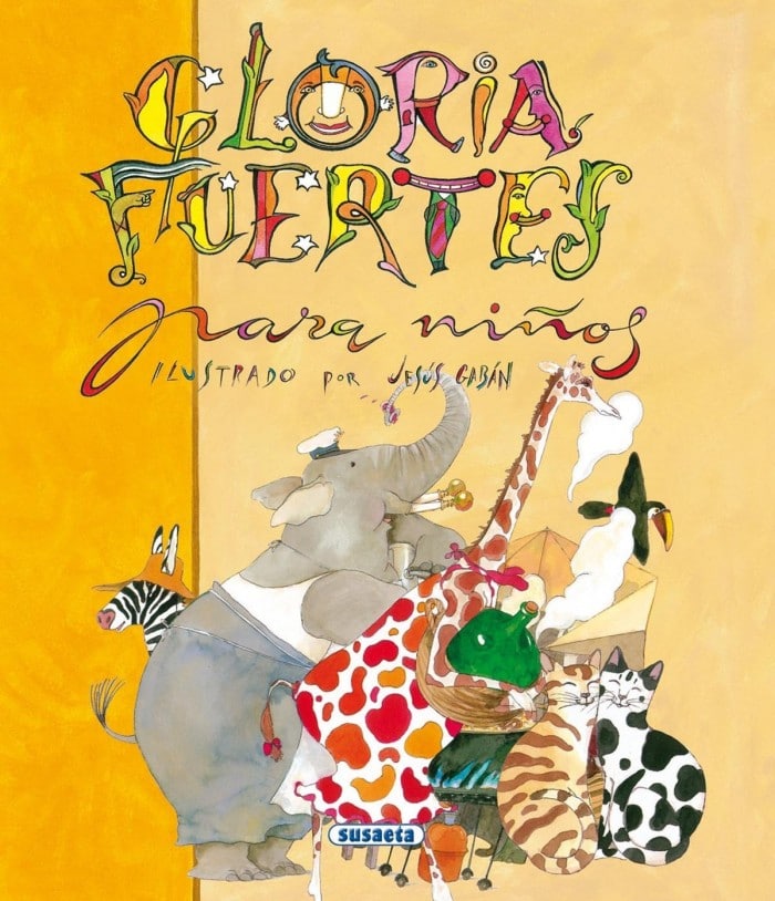 Libro infantil Antología de Gloria Fuertes para niños, de Gloria Fuertes