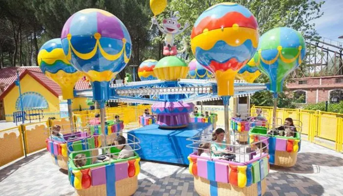 Los Globos Locos (zona NickelodeonLand) en Parque de atracciones de Madrid