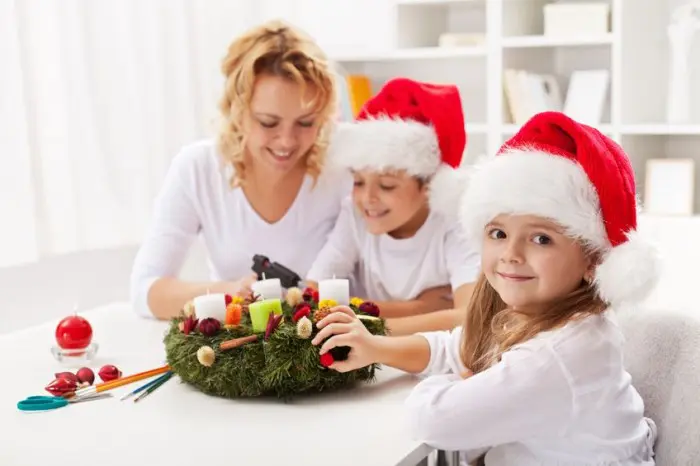 Manualidades de decoración navideñas para hacer con niños