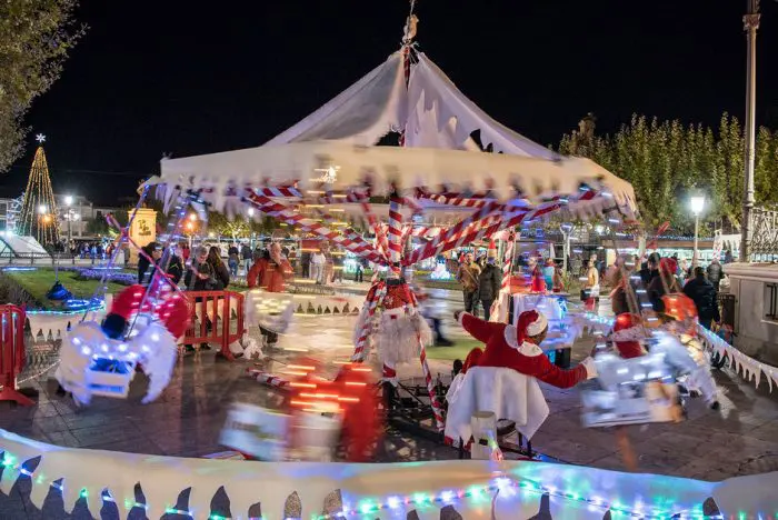 Mercadillo navideño, en Alcalá de Henares