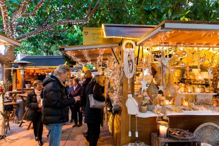 Mercado de Navidad de Puerto Portals, en Mallorca