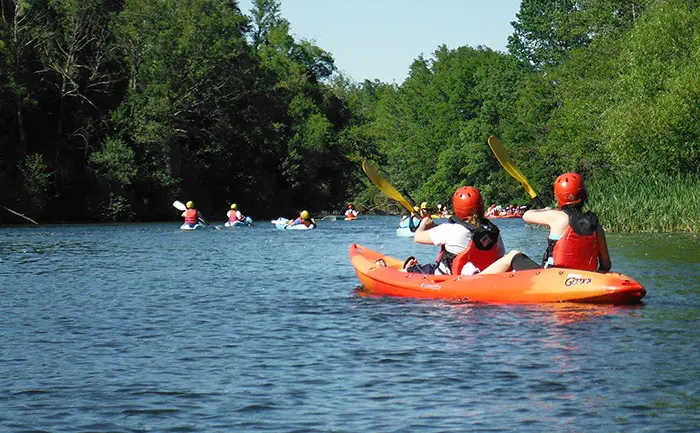 Piraguas en Salida Express Multiaventura a Gredos, en Ávila, Castilla y León