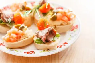 Canapes Navidad