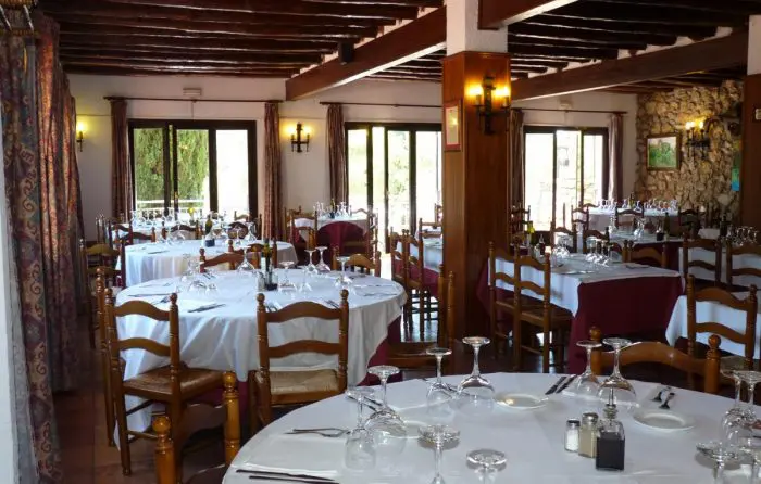 Restaurante Les Piques, en Olivella, Barcelona