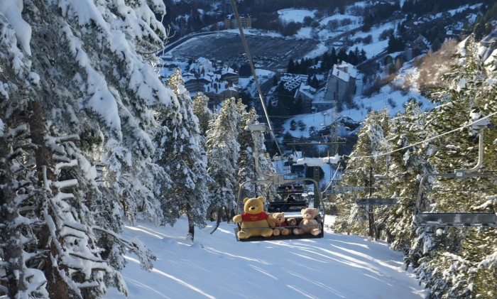 Estación de esquí para niños Baqueira Beret, en Lleida