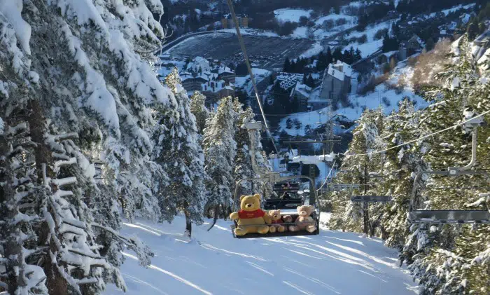 Estación de esquí para niños Baqueira Beret, en Lleida