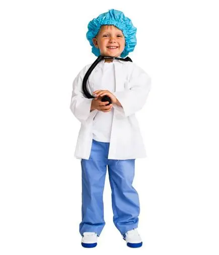 Disfraz casero de doctor para niño