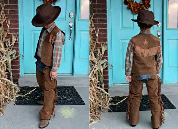 Disfraz casero de vaquero para niño
