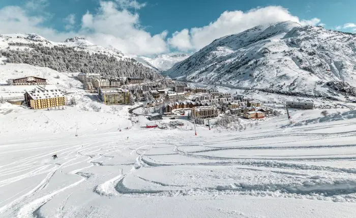Estación de esquí Candanchú, en el Pirineo Aragonés