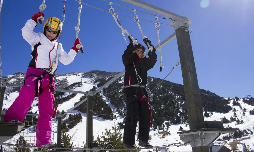 Vacaciones en la nieve con niños