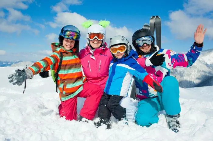 Cómo vestir a los niños para esquiar?