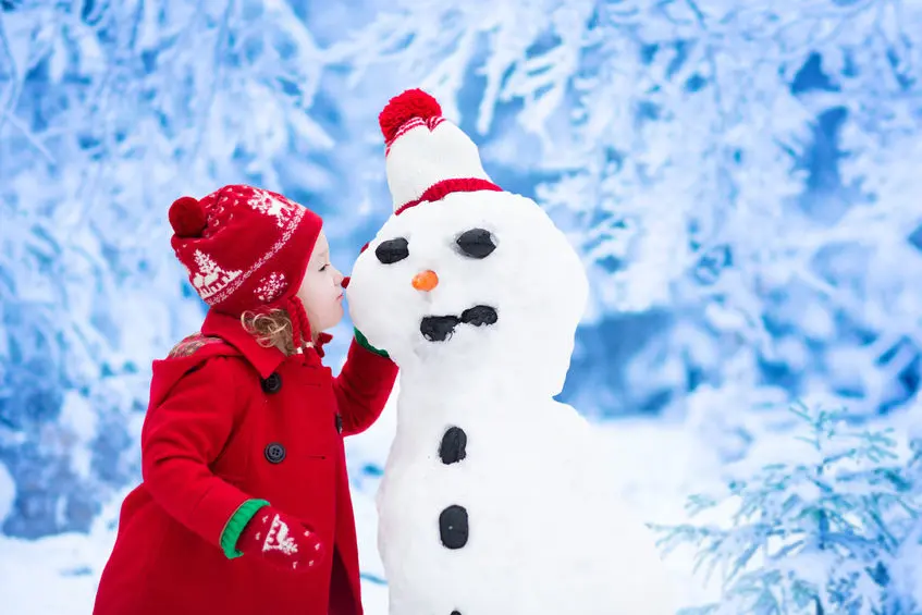 Juegos para hacer con niños en la nieve