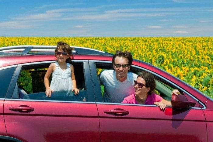 Viajar en coche con niños
