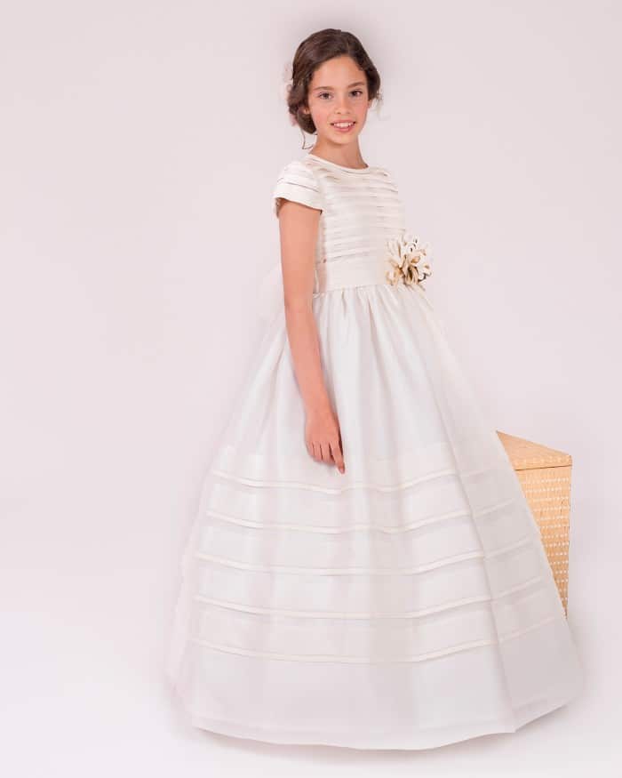 Vestido de comunión para niña Rosa Clara 2016