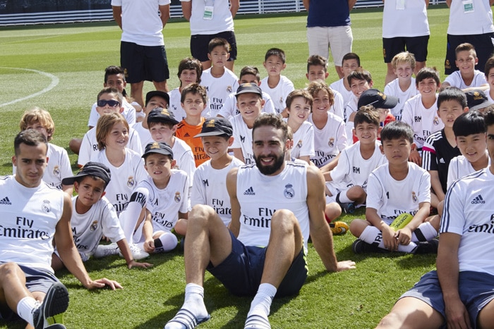 Campamento de fútbol Experience Real Madrid, en Madrid